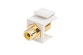 Hyperline KJ1-RCA/YL-FHG-WH Вставка формата Keystone Jack