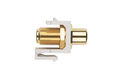 Hyperline KJ1-RCA/YL-FHG-WH Вставка формата Keystone Jack