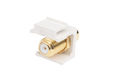 Hyperline KJ1-RCA/YL-FHG-WH Вставка формата Keystone Jack