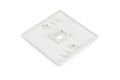 Hyperline FP-E-1-WH Лицевая панель 86х86мм для 1-й вставки типа Keystone Jack