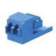 PANDUIT CMDSLCZBL Модуль Mini-Com® с дуплексным одномодовым адаптером LC (синий) с муфтой из циркониевой керамики