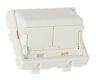 PANDUIT CFPFS2SAW Лицевая панель для 2- мод. Mini-Com®