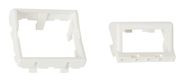 PANDUIT CFPFS2AW Лицевая панель Mini-Com®: адаптер 45х45мм с двухмодульной наклонной панелью