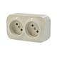LEGRAND 782242 Розеточный блок 2 x 2К без шторок