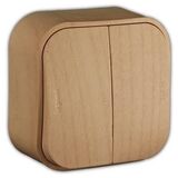 Выключатель двухклавишный 10A LEGRAND 782262
