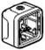 LEGRAND 69651 Коробка одноместная