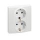 LEGRAND 672233 Модуль розетки 2 х 2К+З со шторками