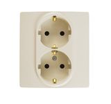 Модуль розетки 2 х 2К+З со шторками LEGRAND 672333