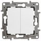 LEGRAND 672202 Выключатель 2-клавишный