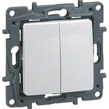 Выключатель 2-клавишный LEGRAND 672302