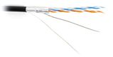 Hyperline FUTP2-C5-S24-OUT-PE-BK-500 (500 м) Кабель витая пара F/UTP