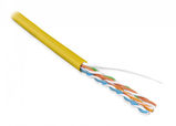 Кабель витая пара Hyperline UUTP4-C5E-S24-IN-LSZH-YL-100 (100 м)&nbsp;<img style='position: relative;margin:0' src='/image/only_to_order_edit.gif' alt='На заказ' title='На заказ' />