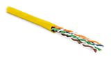 Кабель витая пара Hyperline UUTP4-C5E-P24-IN-LSZH-YL-100 (100 м)&nbsp;<img style='position: relative;margin:0' src='/image/only_to_order_edit.gif' alt='На заказ' title='На заказ' />