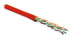 Hyperline UUTP4-C5E-P24-IN-LSZH-RD-100 (100 м) Кабель витая пара