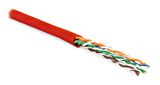 Кабель витая пара Hyperline UUTP4-C5E-P24-IN-LSZH-RD-100 (100 м)&nbsp;<img style='position: relative;margin:0' src='/image/only_to_order_edit.gif' alt='На заказ' title='На заказ' />