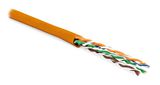 Кабель витая пара Hyperline UUTP4-C5E-P24-IN-LSZH-OR-100 (100 м)&nbsp;<img style='position: relative;margin:0' src='/image/only_to_order_edit.gif' alt='На заказ' title='На заказ' />