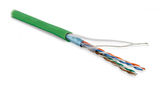 Кабель витая пара Hyperline FUTP4-C5E-P26-IN-LSZH-GN-100 (100 м)&nbsp;<img style='position: relative;margin:0' src='/image/only_to_order_edit.gif' alt='На заказ' title='На заказ' />
