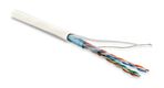 Hyperline FUTP4-C5E-P26-IN-LSZH-WH-100 (100 м) Кабель витая пара