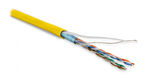 Hyperline FUTP4-C5E-P26-IN-LSZH-YL-100 (100 м) Кабель витая пара
