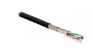 Hyperline SFTP4-C6A-S23-OUT-PE-BK-500 (500 м) Кабель витая пара Hyperline SFTP4-C6A-S23-OUT-PE-BK-500 (500 м) Кабель витая пара