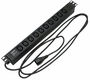 Hyperline SHE19-10IEC-2.5IEC Блок розеток для 19" шкафов Hyperline SHE19-10IEC-2.5IEC Блок розеток для 19" шкафов