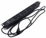 Hyperline SHE19-8IEC-2.5IEC Блок розеток для 19" шкафов