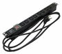 Hyperline SHE19-8IEC-S-2.5EU Блок розеток для 19" шкафов