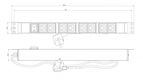Hyperline SHE19-8IEC-S-2.5EU Блок розеток для 19" шкафов
