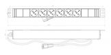 Hyperline SHE19-6SH-2.5IEC Блок розеток для 19" шкафов