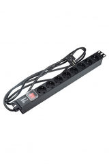 Блок розеток для 19&amp;quot; шкафов Hyperline SHE19-8SH-S-2.5EU&nbsp;<img style='position: relative;margin:0' src='/image/only_to_order_edit.gif' alt='На заказ' title='На заказ' />