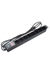 Блок розеток для 19&amp;quot; шкафов Hyperline SHE19-8SH-S-2.5IEC&nbsp;<img style='position: relative;margin:0' src='/image/only_to_order_edit.gif' alt='На заказ' title='На заказ' />