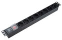 Hyperline SHE19-8SH-S-IEC Блок розеток для 19" шкафов Hyperline SHE19-8SH-S-IEC Блок розеток для 19" шкафов