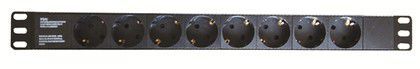 DKC / ДКС R519SH8 Блок розеток для 19" шкафов
