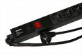 Hyperline SHE-15SH-3IEC-SF-2.5EU Блок розеток Hyperline SHE-15SH-3IEC-SF-2.5EU Блок розеток