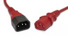 Hyperline PWC-IEC13-IEC14-1.8-RD Кабель питания монитор-компьютер IEC 320 C13 - IEC 320 C14 (3x0.75)