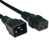 Hyperline PWC-IEC19-IEC20-0.5-BK Кабель питания IEC 320 C19 - IEC 320 C20 (3x1.5)