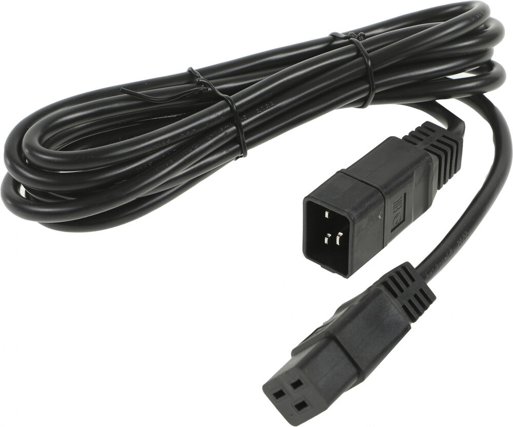 Hyperline PWC-IEC19-IEC20-3.0-BK Кабель питания IEC 320 C19 - IEC 320 C20 (3x1.5) Hyperline PWC-IEC19-IEC20-3.0-BK Кабель питания IEC 320 C19 - IEC 320 C20 (3x1.5)