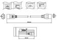 Hyperline PWC-IEC19-IEC20-3.0-BK Кабель питания IEC 320 C19 - IEC 320 C20 (3x1.5) Hyperline PWC-IEC19-IEC20-3.0-BK Кабель питания IEC 320 C19 - IEC 320 C20 (3x1.5)