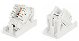 Розетка 45x22, 5 (аналог Mosaic) с наклонным модулем RJ-45 категории 5е Hyperline SIP2K-C5E-M45-22.5 (вставка)&nbsp;<img style='position: relative;margin:0' src='/image/only_to_order_edit.gif' alt='На заказ' title='На заказ' />