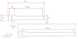Hyperline WAS-155-GN Хомут для кабеля