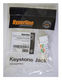 Hyperline KJ9-8P8C-C5e-90-WH Вставка Keystone Jack RJ-45(8P8C)