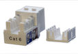 Hyperline KJ9-8P8C-C6-90-WH Вставка Keystone Jack RJ-45(8P8C)