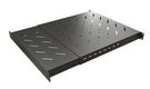 Hyperline TSD3M-1U-650/1100-RAL9005 Полка c 19'' креплением