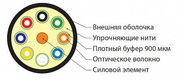 Hyperline FO-DT-IN-504-8-HFLTx-MG Кабель волоконно-оптический 50/125 (OM4) многомодовый