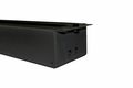 Hyperline BPB19-PS-3U-RAL9005 Панель с DIN-рейкой с регулируемой глубиной установки