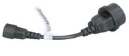 Кабель Powercom cord IEC 320 С14 to socket Type-F SCUT IEC320 to Type-F