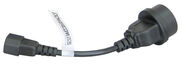 Кабель Powercom cord IEC 320 С14 to socket Type-F SCUT IEC320 to Type-F Кабель Powercom cord IEC 320 С14 to socket Type-F SCUT IEC320 to Type-F