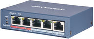 Hikvision DS-3E0105P-E(B) 4 RJ45 100M PoE с грозозащитой 6кВ Hikvision DS-3E0105P-E(B) 4 RJ45 100M PoE с грозозащитой 6кВ