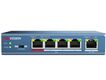Hikvision DS-3E0105P-E(B) 4 RJ45 100M PoE с грозозащитой 6кВ