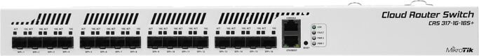 MikroTik Cloud Router Switch 317-1G-16S+RM with 800MHz CPU